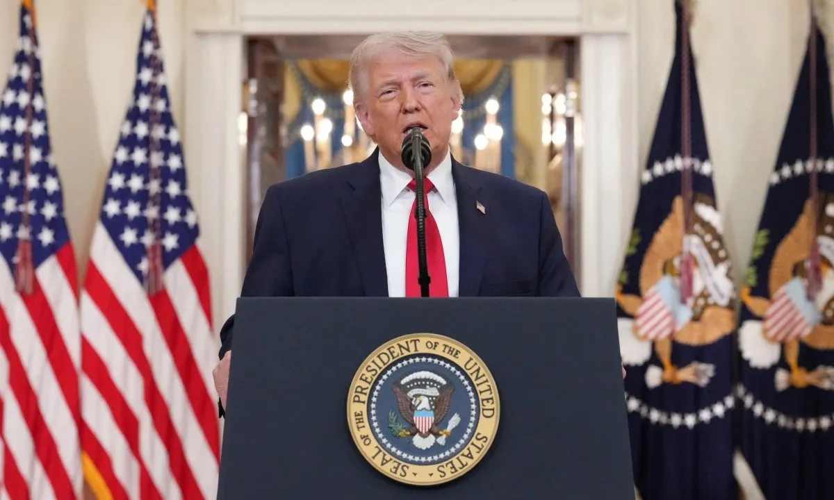 Tổng thống Donald Trump tuyên bố sắp hoàn thành mục tiêu chiến lược cốt lõi tại Iran