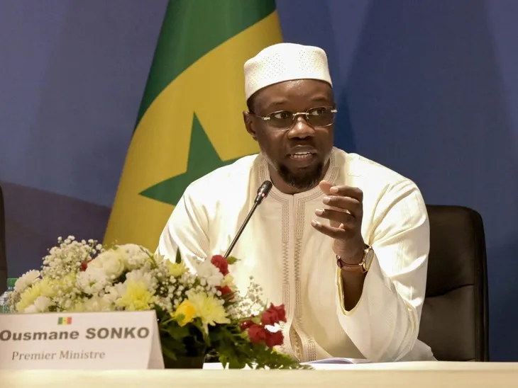 Thủ tướng Senegal Ousmane Sonko - Ảnh AFP