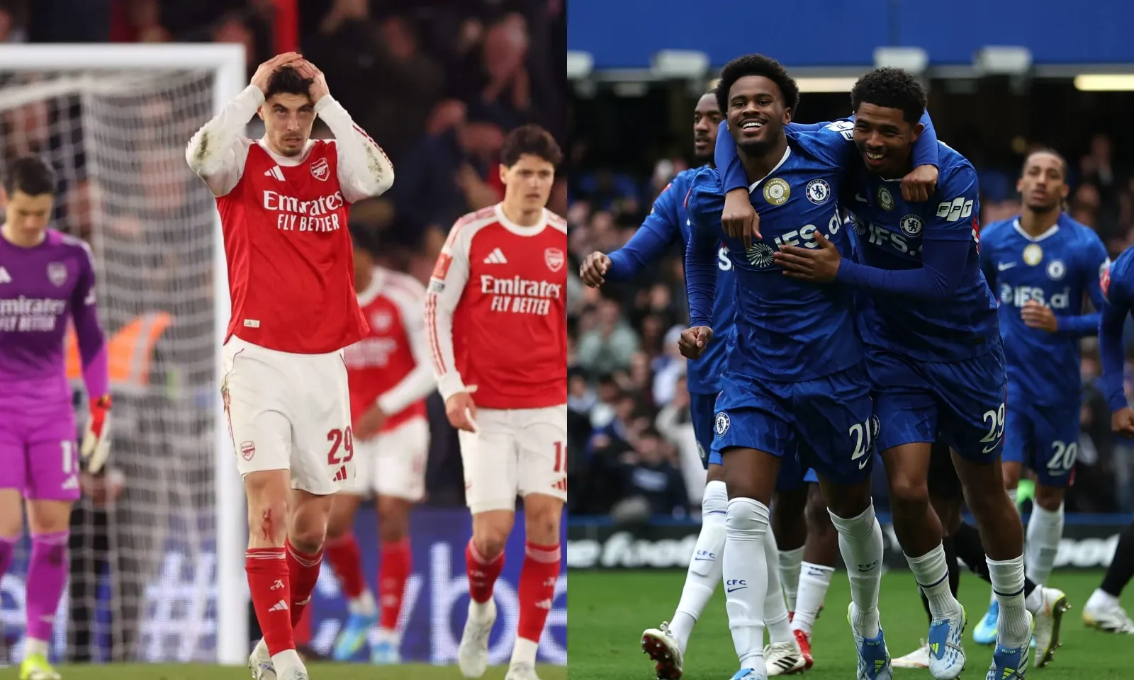 Kết quả Tứ kết FA Cup: Arsenal bị loại tủi hổ | Chelsea đại thắng 7-0