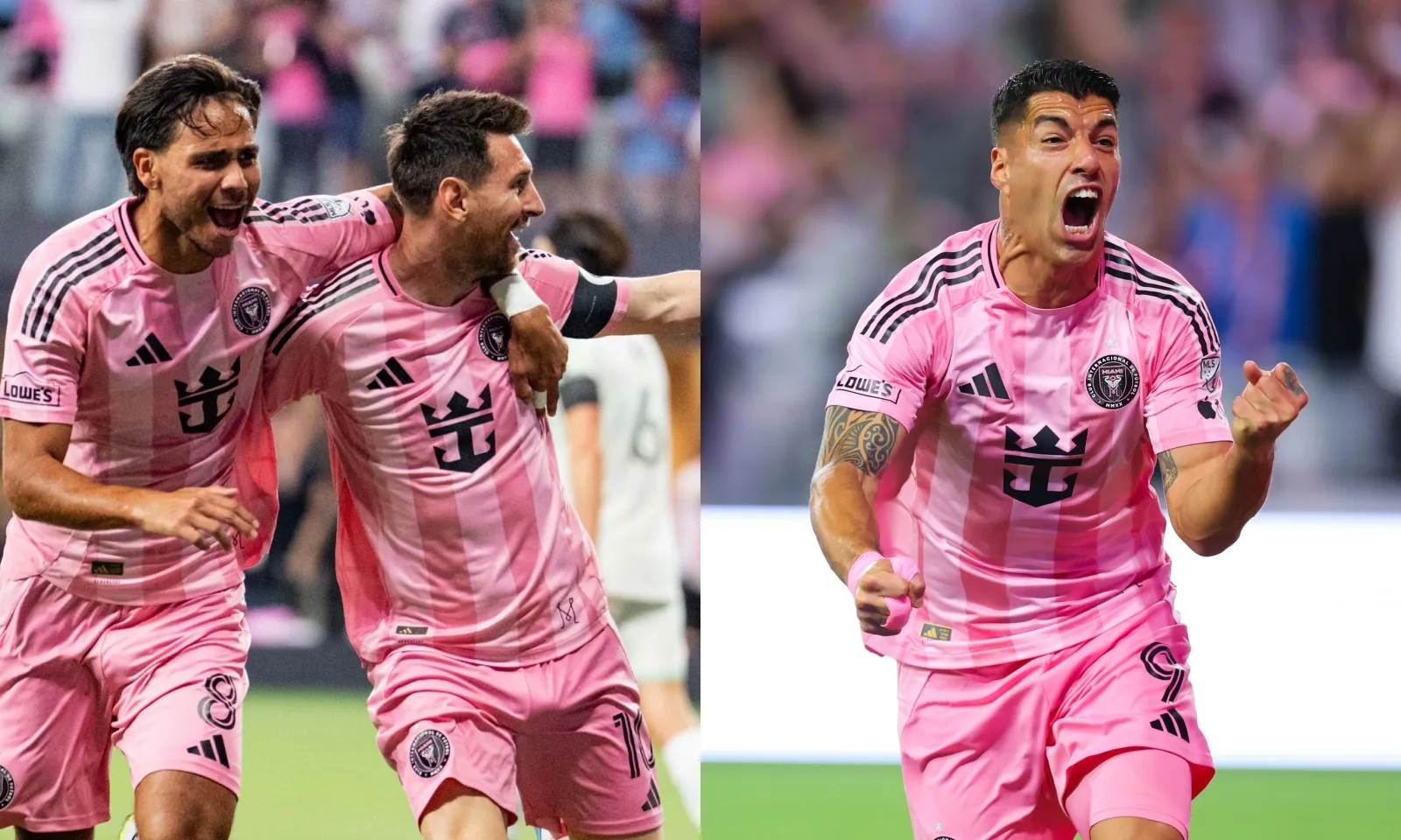 Song sát Messi - Suarez cùng ghi bàn, giải cứu Inter Miami ngày khánh thành SVĐ mới