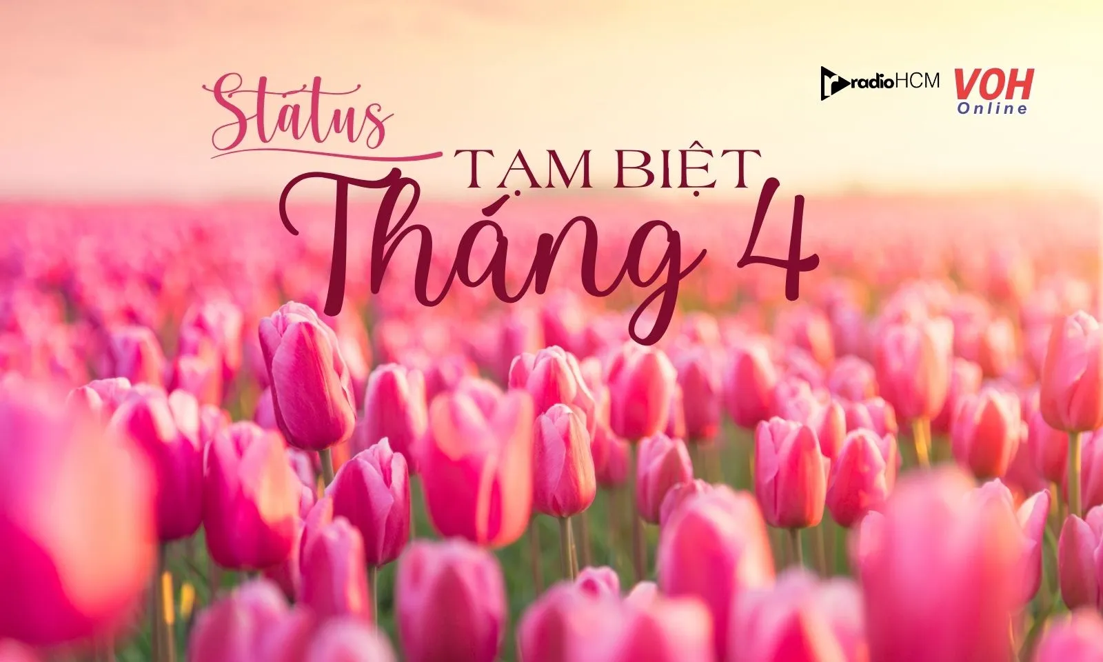 50+ stt tạm biệt tháng 4 hay, đăng là triệu like