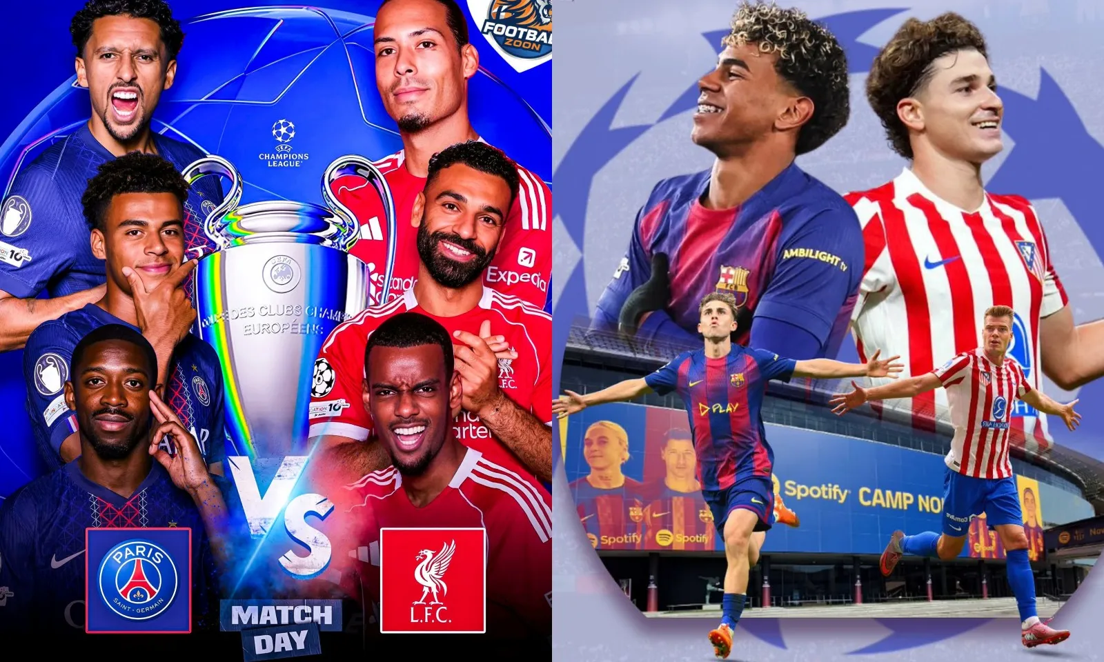 Siêu máy tính dự đoán Tứ kết Champions League: Liverpool 53.2% thua PSG | Barca áp đảo Atletico