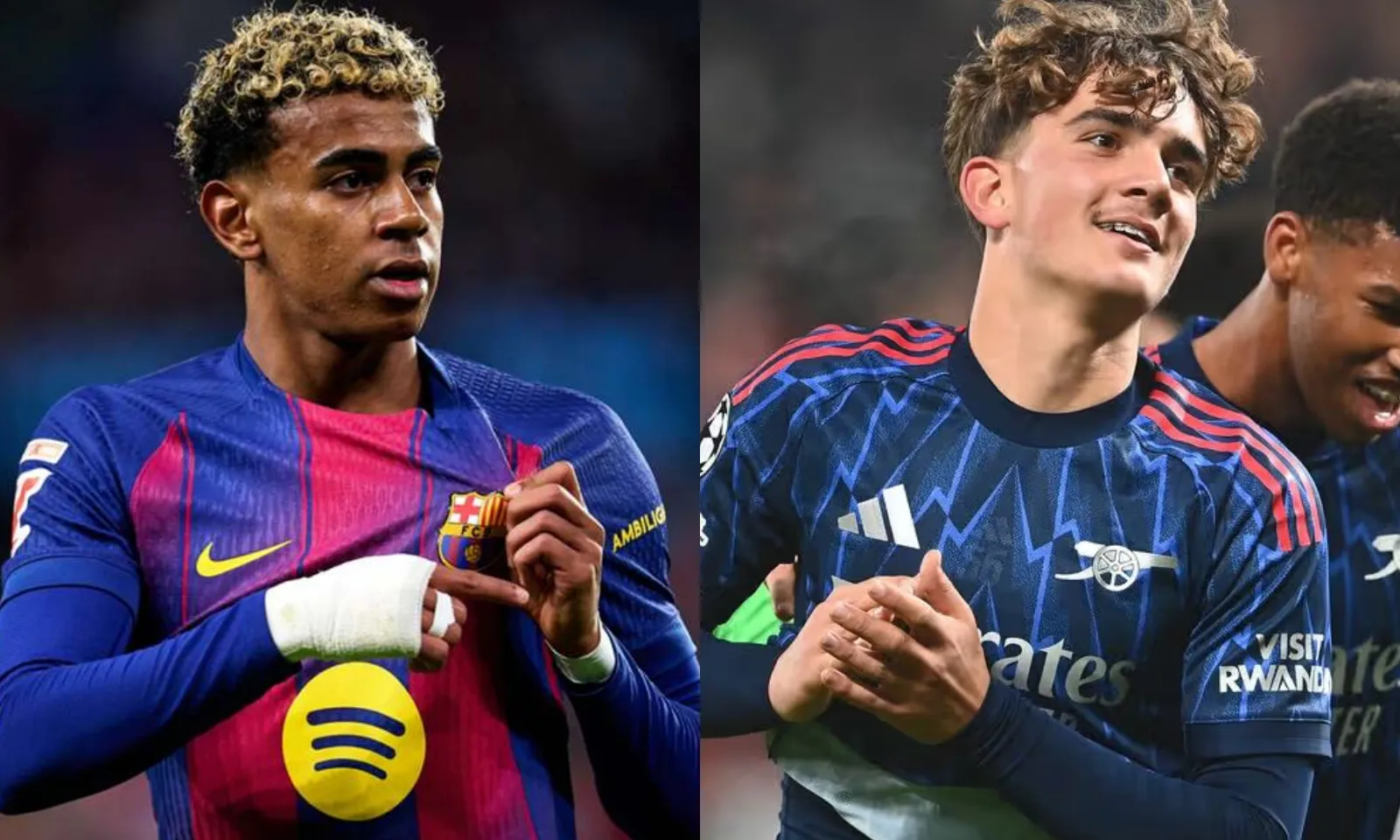 Dowman xô đổ cột mốc Yamal, viết lại lịch sử Champions League