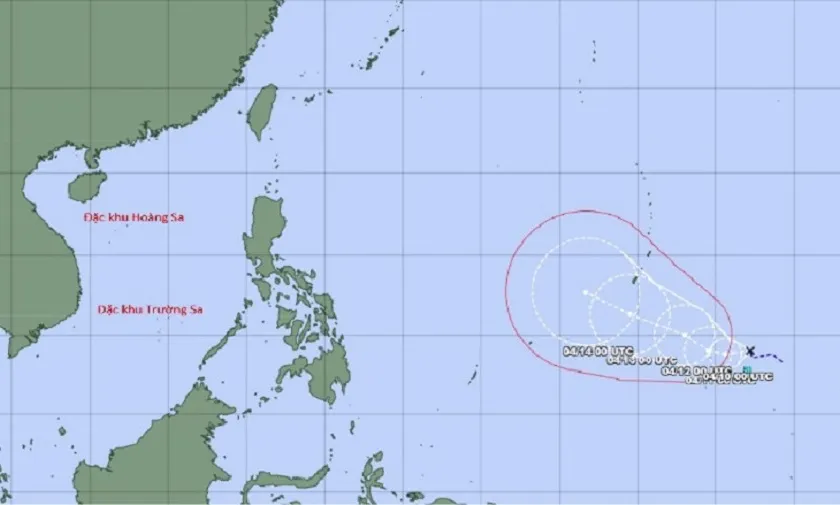 Xuất hiện áp thấp nhiệt đới có khả năng mạnh lên thành bão