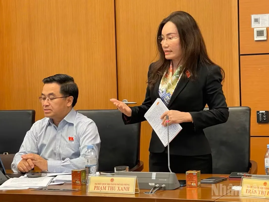 Đại biểu Phạm Thu Xanh (Đoàn thành phố Hải Phòng)