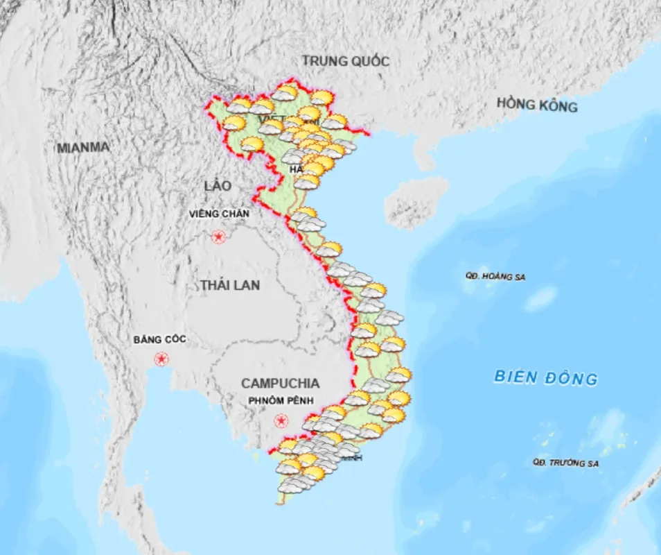 Nắng nóng xuất hiện khắp cả nước trong thời gian này