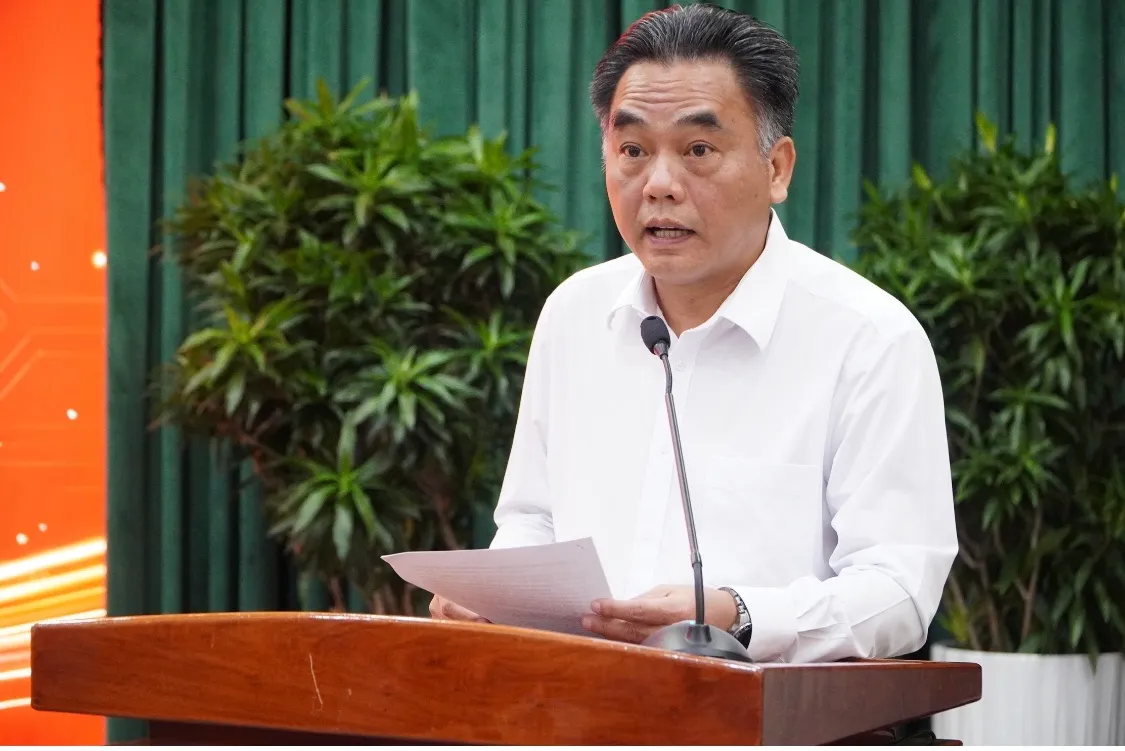 Ông Nguyễn Lộc Hà phát biểu kết luận