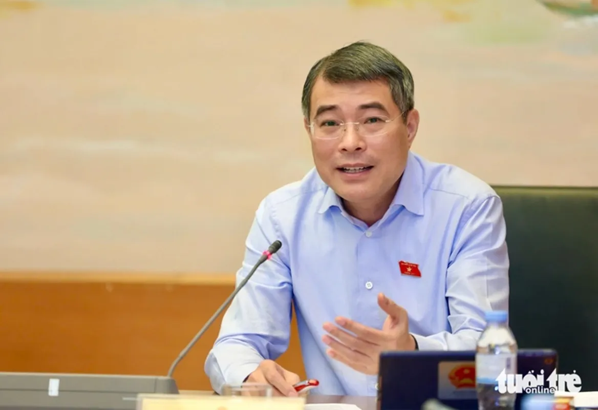 Thủ tướng Lê Minh Hưng phát biểu tại tổ sáng 10-4 - Ảnh TTO