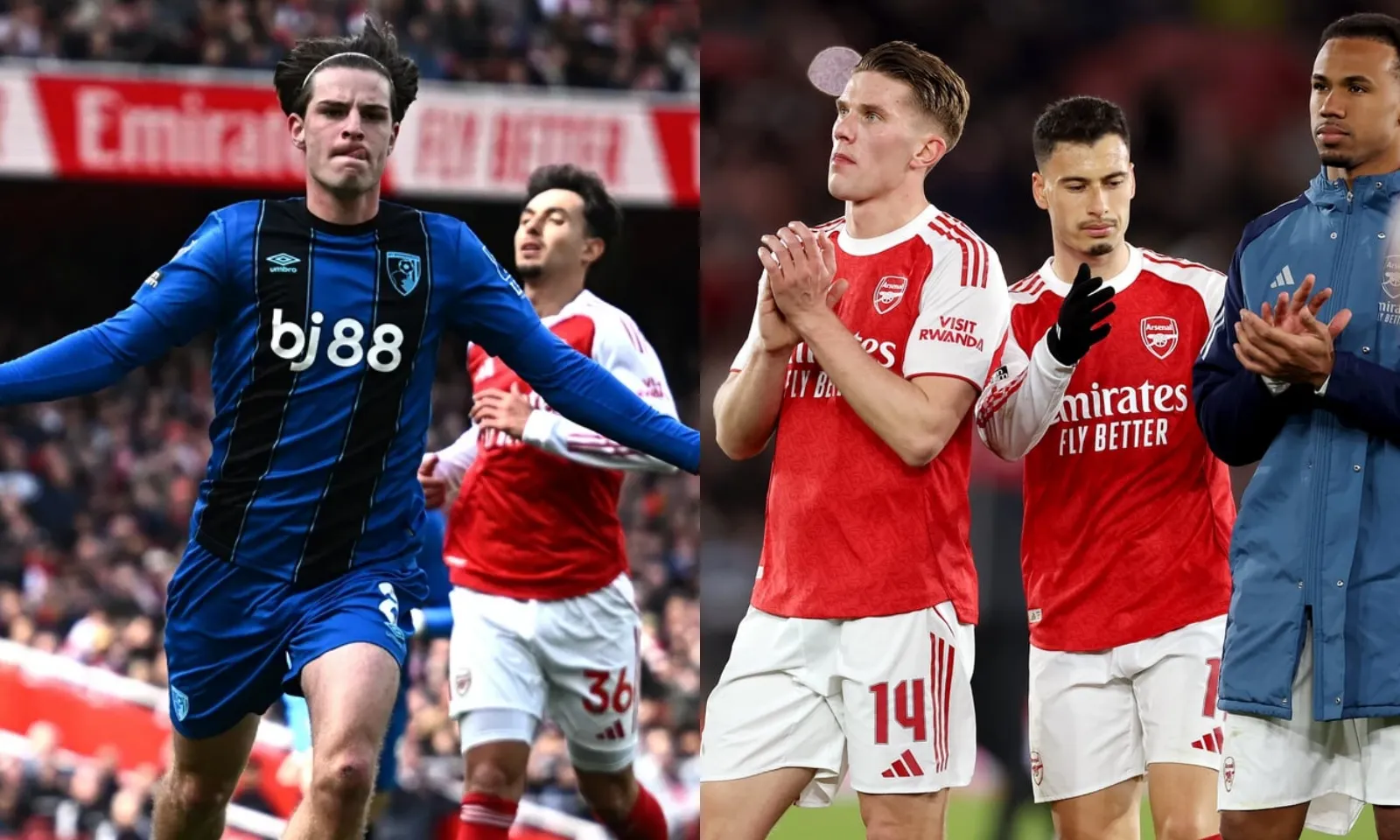 Chấn động Ngoại hạng Anh! Arsenal thua sốc, lợi thế 9 điểm sắp tiêu tan