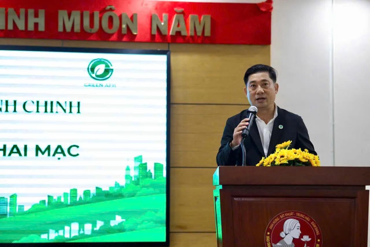 gen-h-Ông Châu Minh Chinh - Chủ tịch HCM SME phát biểu