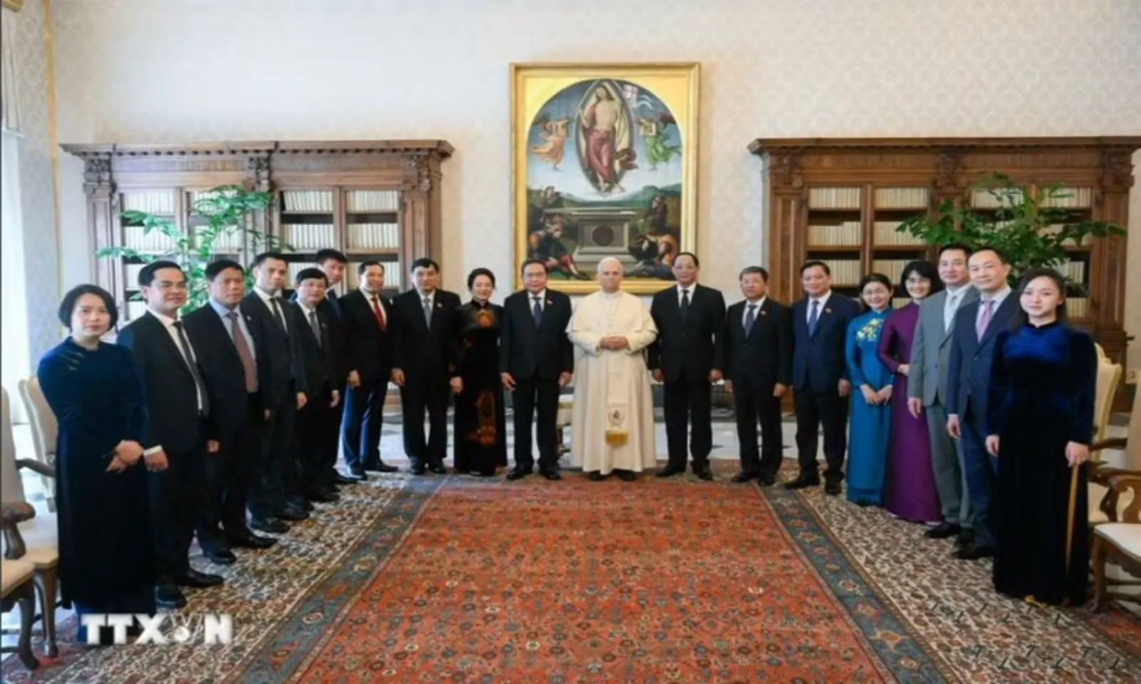 Chủ tịch Quốc hội Trần Thanh Mẫn hội kiến Giáo hoàng Leo XIV tại Vatican – Hình 2