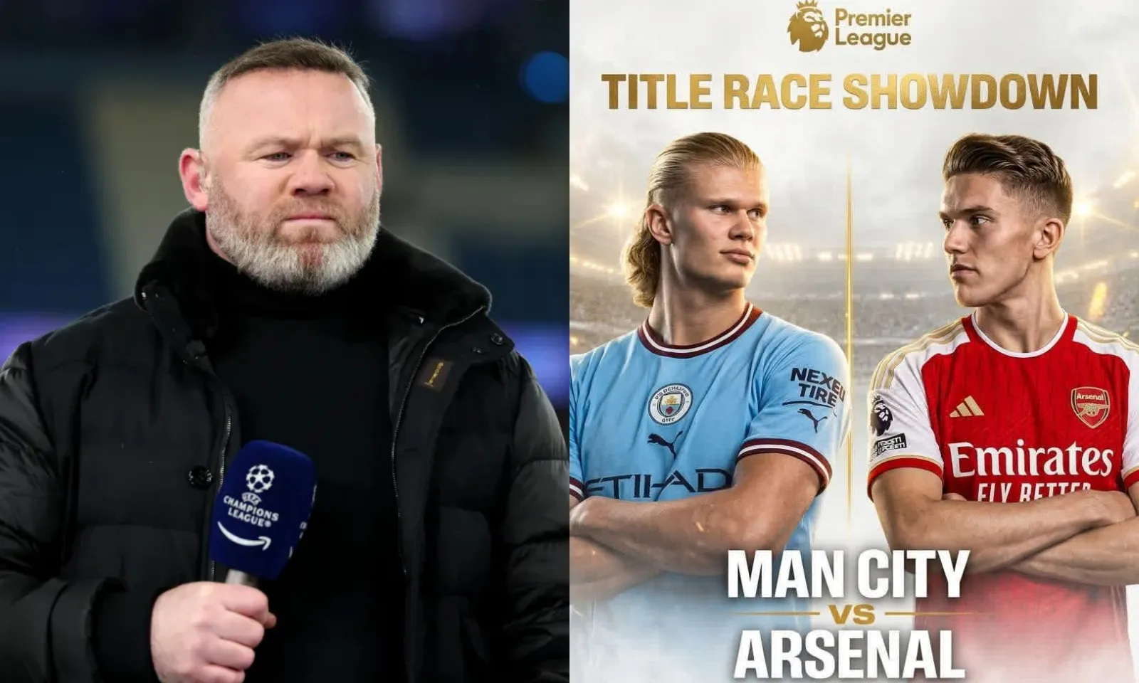 Rooney dự đoán tỷ số Chung kết sớm Man City vs Arsenal