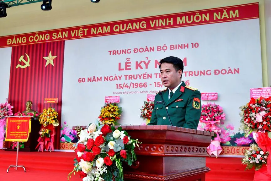 Kỷ niệm 60 năm Trung đoàn Bộ binh 10 - Đặc công Rừng Sác
