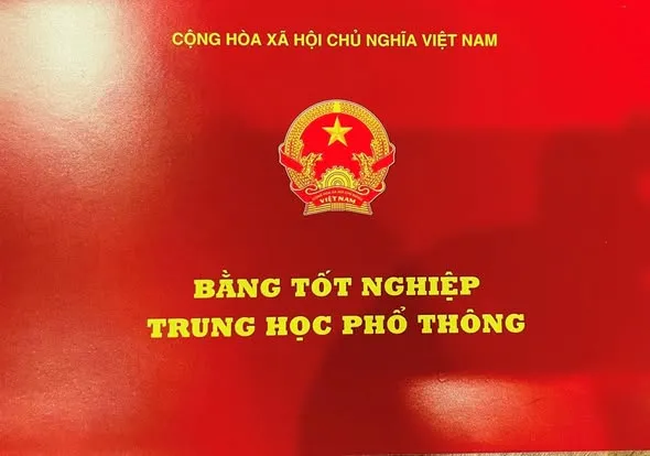 Bằng tốt nghiệp THPT - Ảnh minh họa