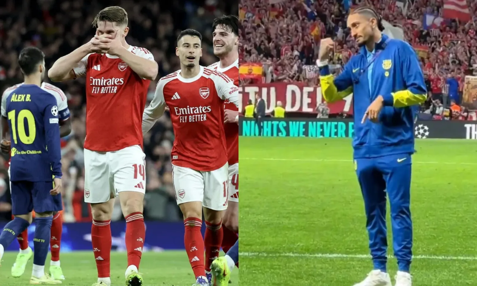 Trụ cột Barca công khai cổ vũ Arsenal vào Chung kết Champions League?