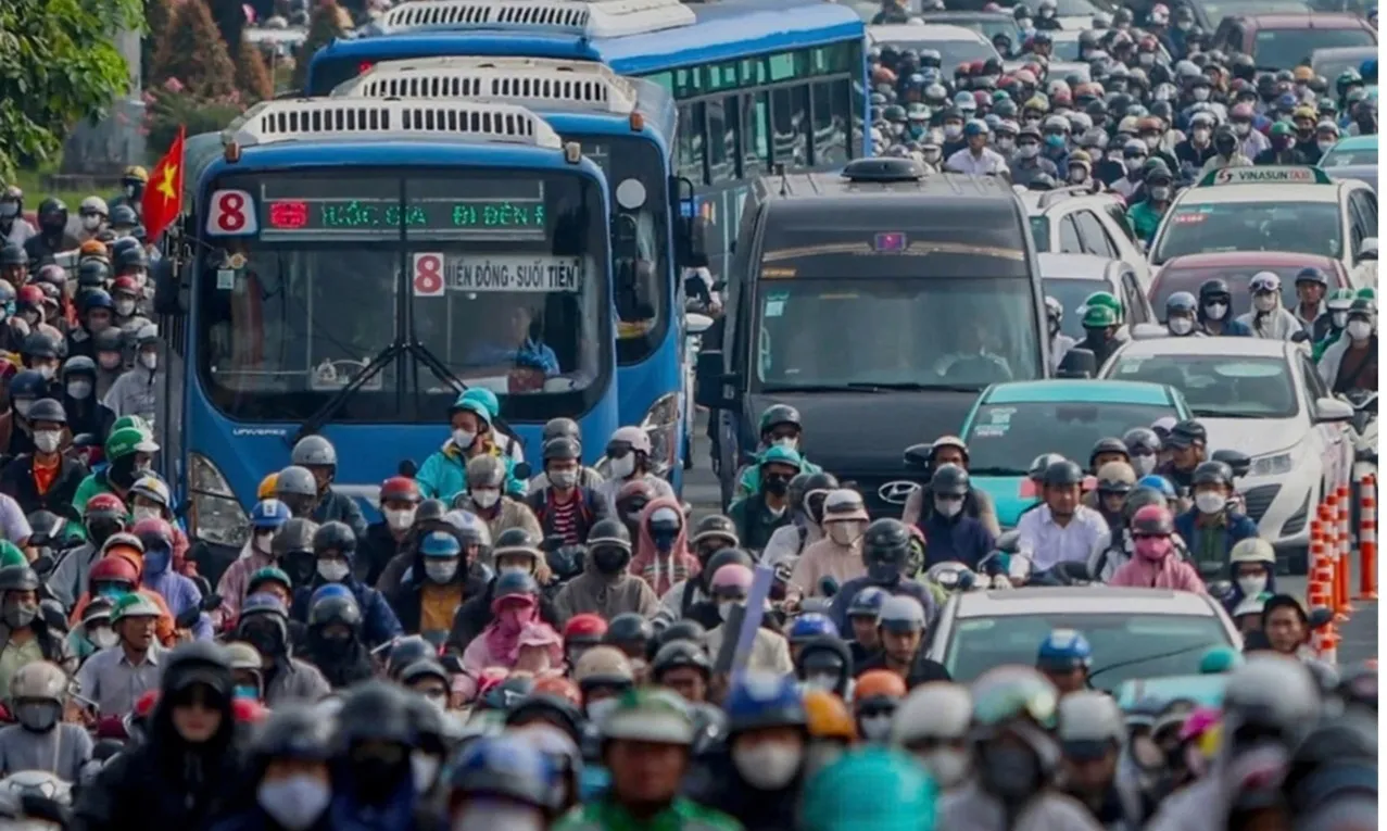 TPHCM: Nhiều điểm giao thông ghi nhận ô nhiễm bụi vượt quy chuẩn