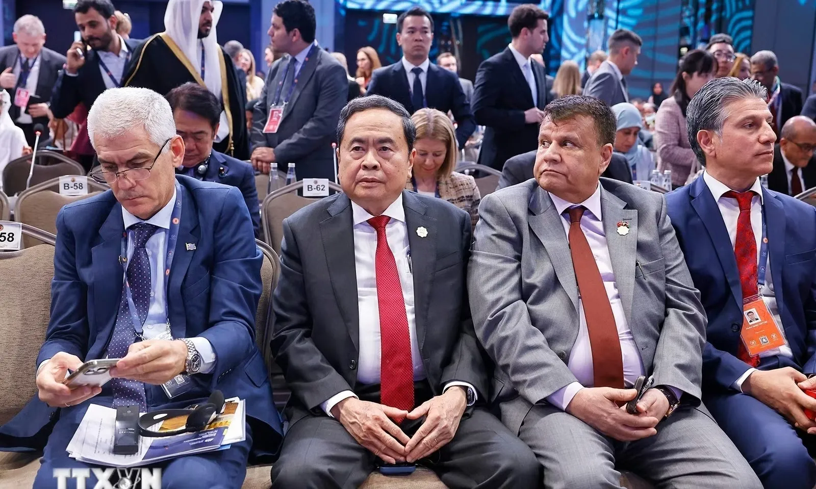 Chủ tịch Quốc hội Trần Thanh Mẫn dự lễ khai mạc IPU-152