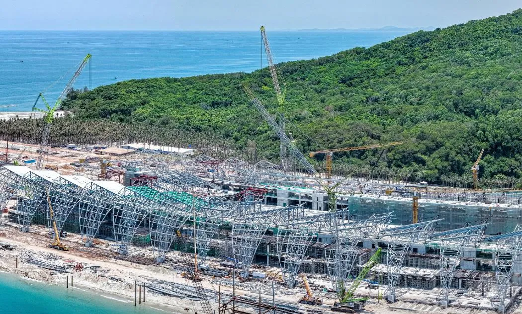 Trung tâm Hội nghị APEC gây ấn tượng với sảnh 11.000 m² không cột giữa