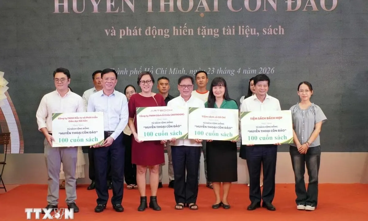 Ra mắt tủ sách cộng đồng “Huyền thoại Côn Đảo”