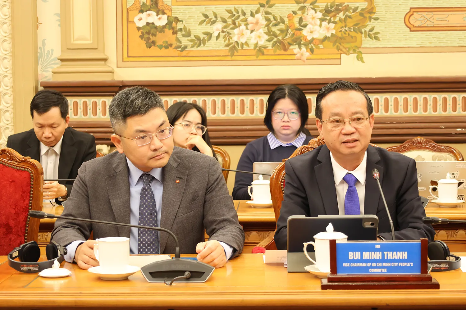 Phó Chủ tịch UBND TP Bùi Minh Thạnh đánh giá cao chuyến công tác của Đoàn Ủy ban Nghị viện các nước Hiệp hội Thương mại tự do châu Âu (EFTA)