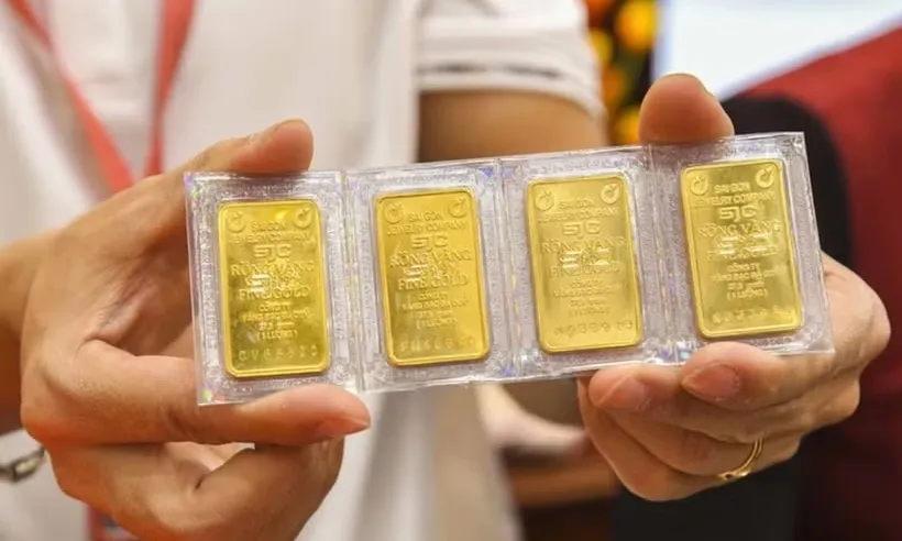 Giá vàng trong nước tiếp tục đi xuống, ở mức 169,2 triệu đồng/lượng