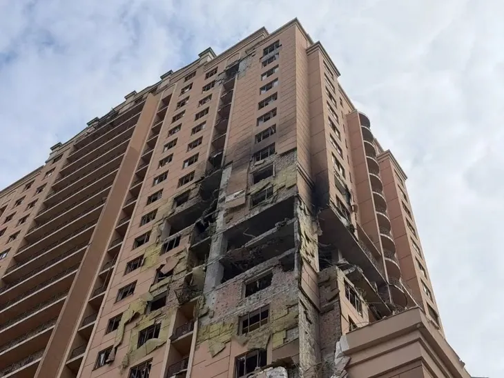 Địa điểm bị drone Ukraine tấn công ở Donetsk được cho là nơi đặt sở chỉ huy Cơ quan An ninh liên bang Nga (FSB) - Ảnh KYIV INDEPENDENT