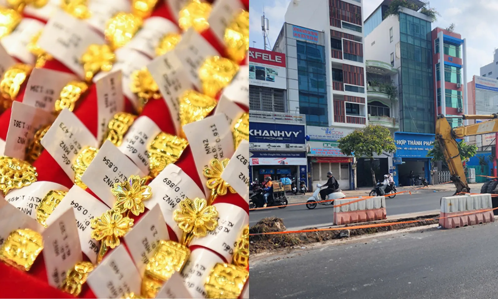 Điểm tin trưa 24/4: Giá vàng tuột dốc|TPHCM phá dải phân cách trên đường Cộng Hòa giảm áp lực kẹt xe