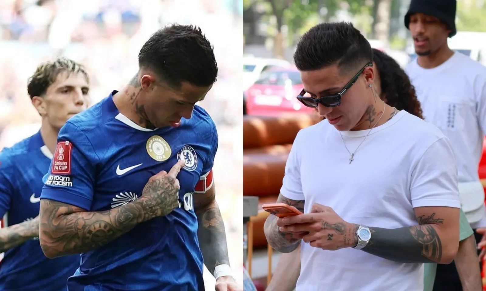 Enzo Fernandez bất ngờ có mặt tại Madrid