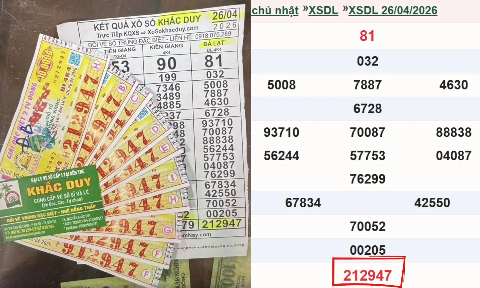 Vĩnh Long: Mua ủng hộ người bán dạo, khách trúng 6,3 tỷ đồng