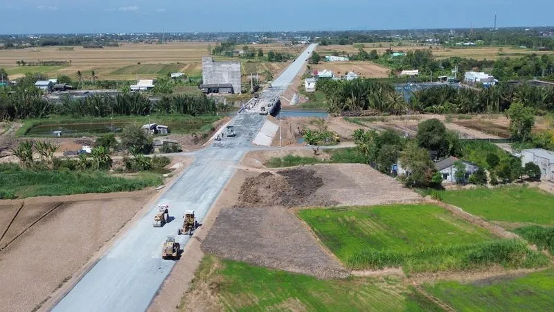 Đường ven sông Tiền tại Đồng Tháp nỗ lực về đích vào tháng 6/2026 1