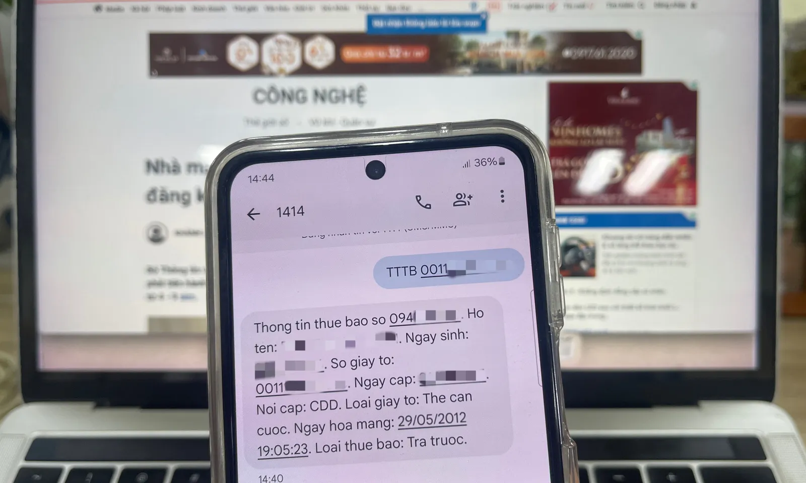 Hướng dẫn tra cứu SIM đăng ký bằng CCCD cá nhân