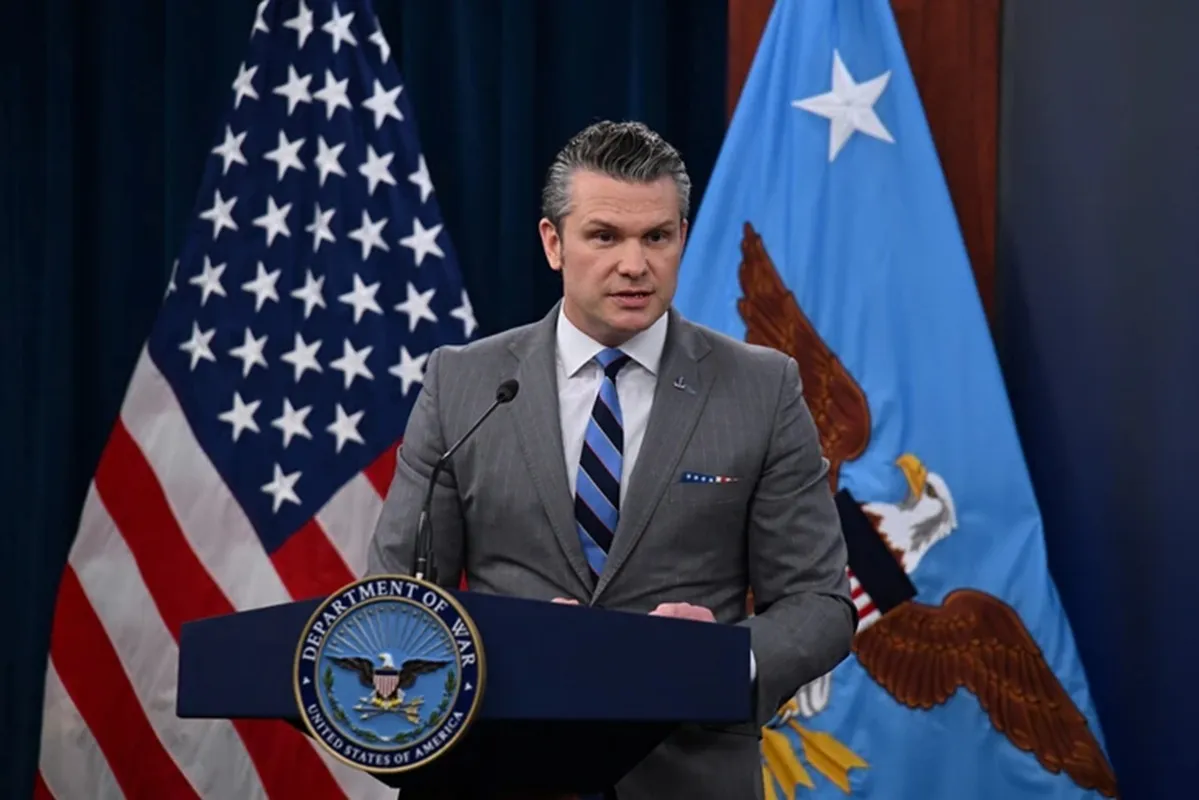 Bộ trưởng Chiến tranh Pete Hegseth - Ảnh AFP