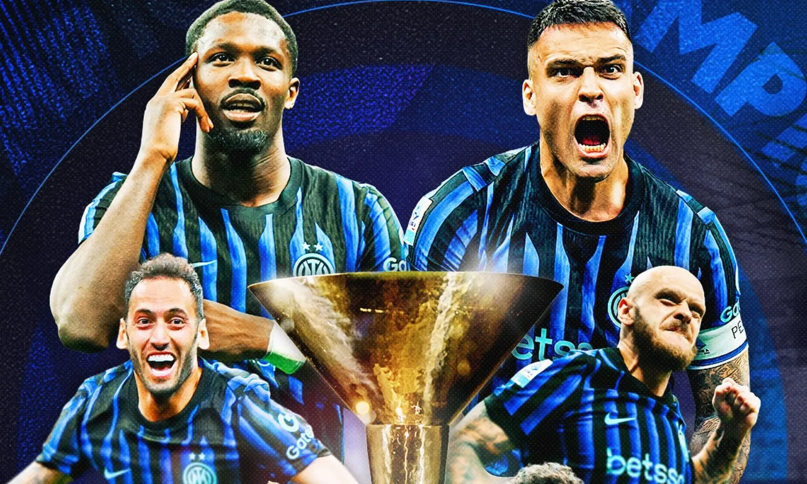 Inter Milan dễ dàng soán ngôi vương Serie A của Napoli sớm 3 vòng đấu