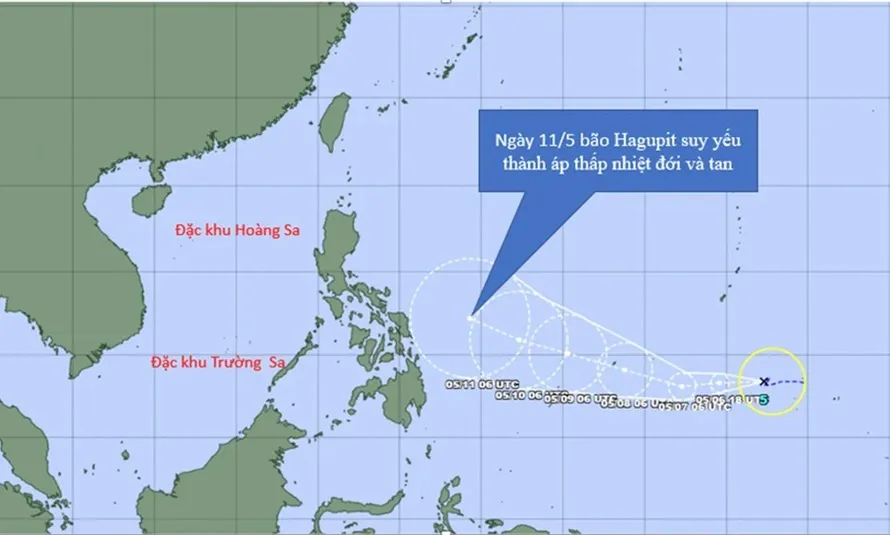Cảnh báo khả năng bão Hagupit hình thành và đi vào Biển Đông