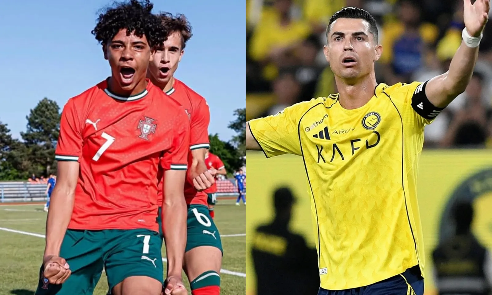 Con trai Ronaldo không muốn trở thành đồng đội của cha