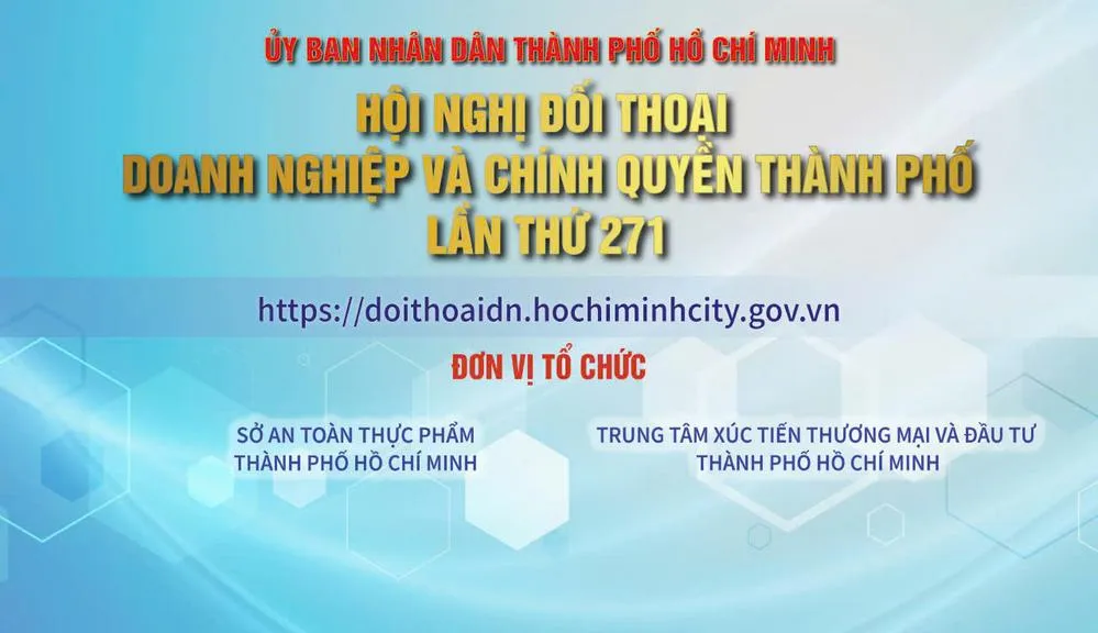 Đối thoại Doanh nghiệp và Chính quyền TPHCM về lĩnh vực An toàn vệ sinh thực phẩm 