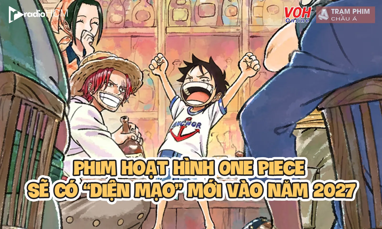 One Piece bản hoạt hình mới sẽ ra mắt vào năm 2027