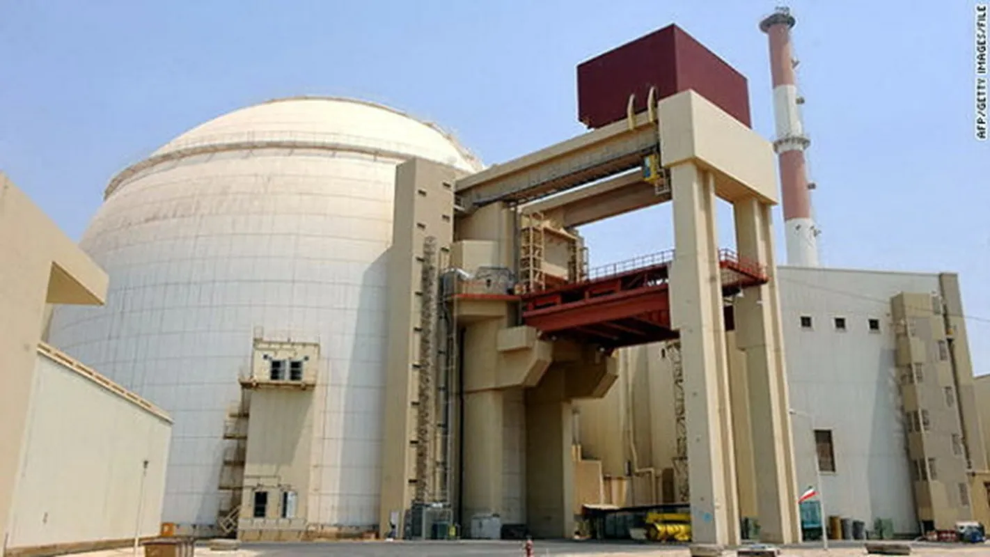 Nhà máy điện hạt nhân Bushehr của Iran - Ảnh CNN