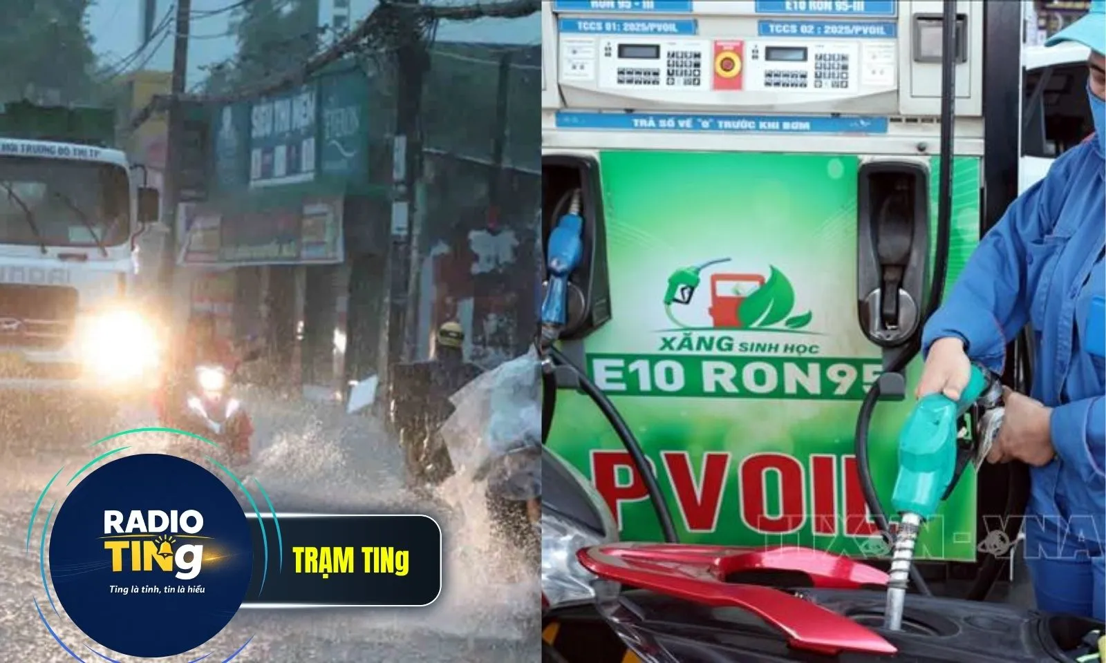 Điểm tin chiều 18/5: Nam Bộ đón mưa dông diện rộng | Toàn quốc bán xăng sinh học E10 từ 1/6