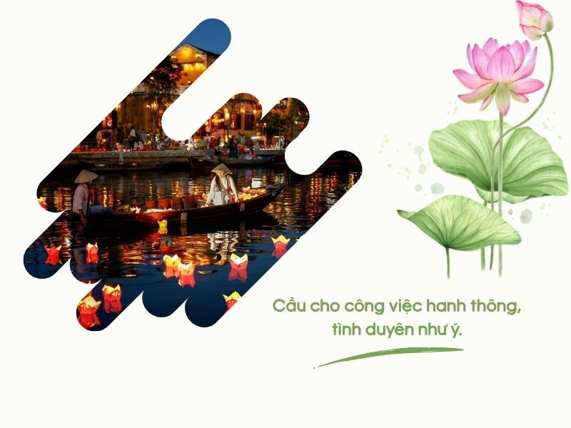thả đèn hoa đăng ý nghĩa để cầu bình an và may mắn