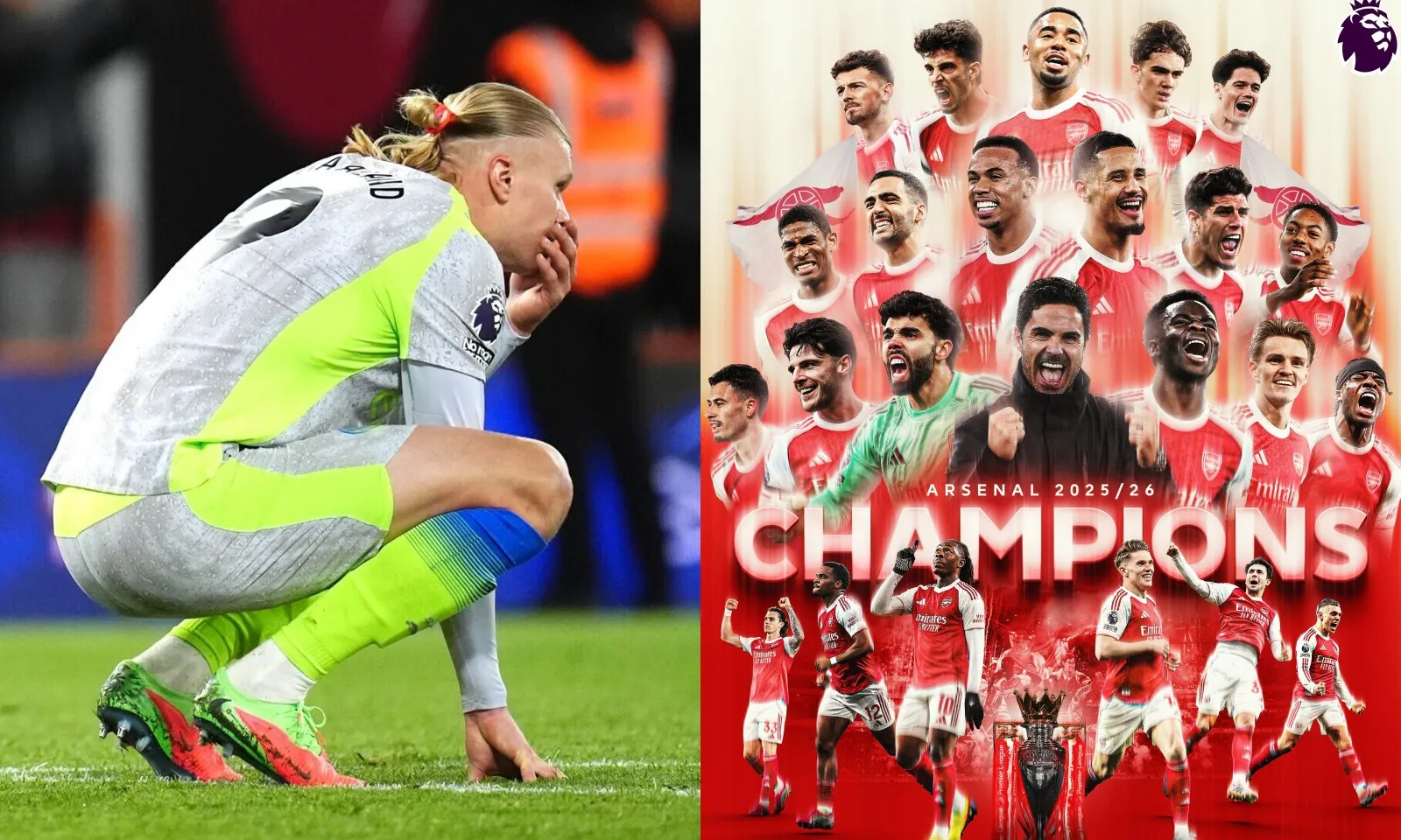 CHÍNH THỨC! Man City ngã ngựa, Arsenal vô địch Ngoại hạng Anh