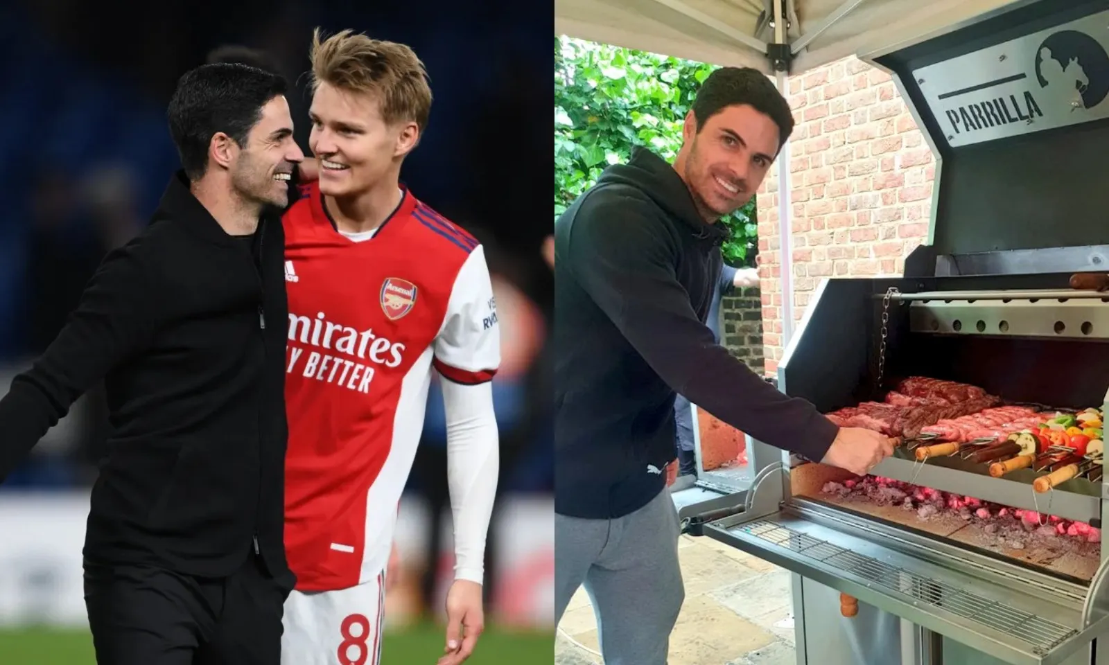 Arteta bỏ lỡ thời khắc Arsenal vô địch vì... bận nướng thịt