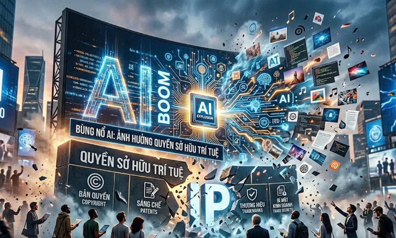 AI gây “bão” quyền sở hữu trí tuệ