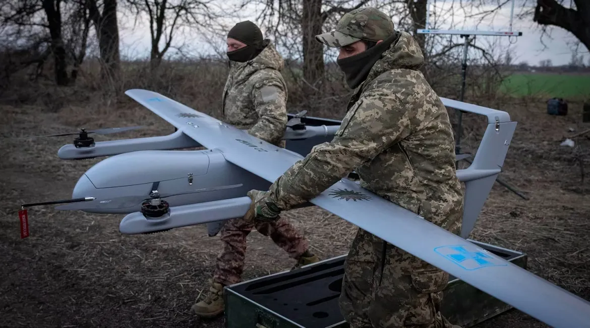 UAV của Ukraine - Ảnh minh họa AP