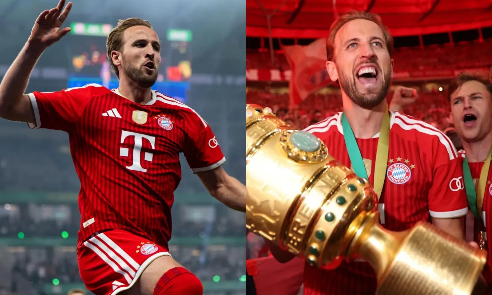 Harry Kane lập hat-trick sánh ngang Ronaldo sau 11 năm, Bayern Munich hoàn tất cú đúp danh hiệu