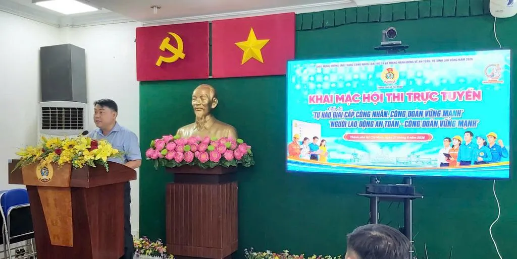 TPHCM khai mạc Hội thi trực tuyến Tự hào giai cấp công nhân, Công đoàn vững mạnh