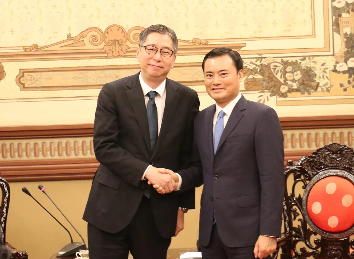 PCT UBND Bùi Xuân Cường và ông Hayakawa Yuhu thống nhất các đề xuất hợp tác trong thời gian tới