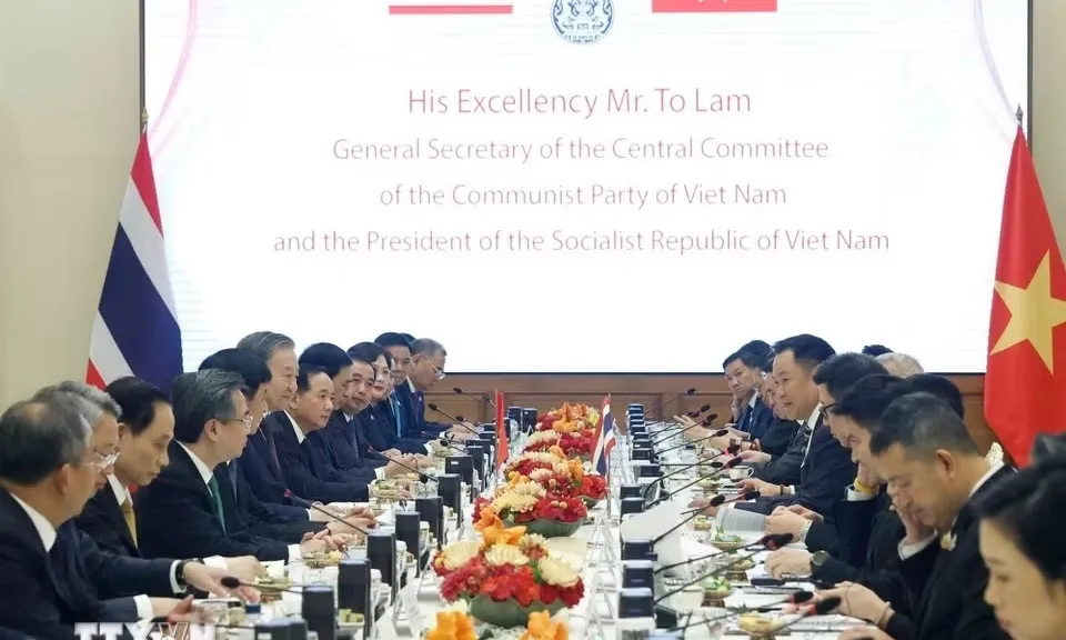 Tổng Bí thư, Chủ tịch nước Tô Lâm hội đàm với Thủ tướng Thái Lan