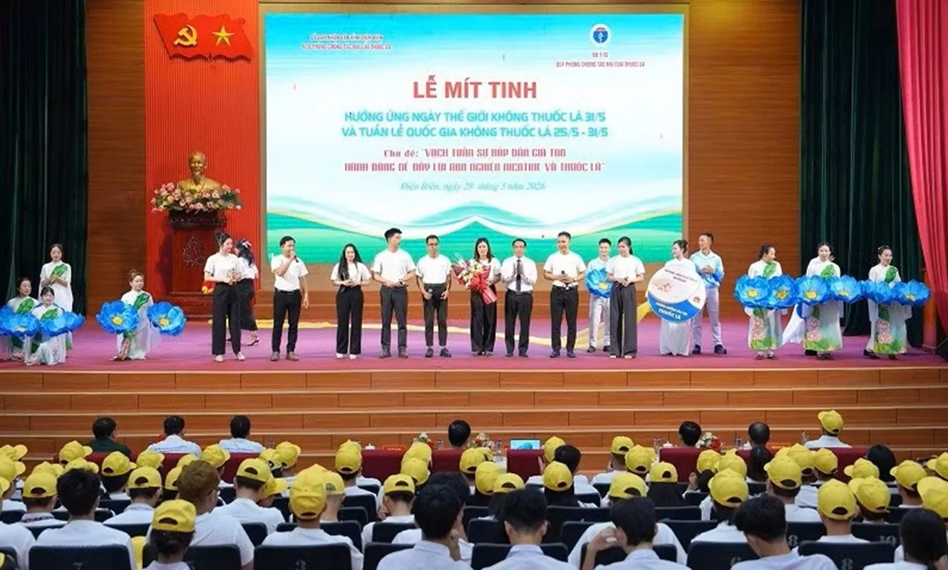 Điện Biên quyết liệt đẩy lùi khói thuốc