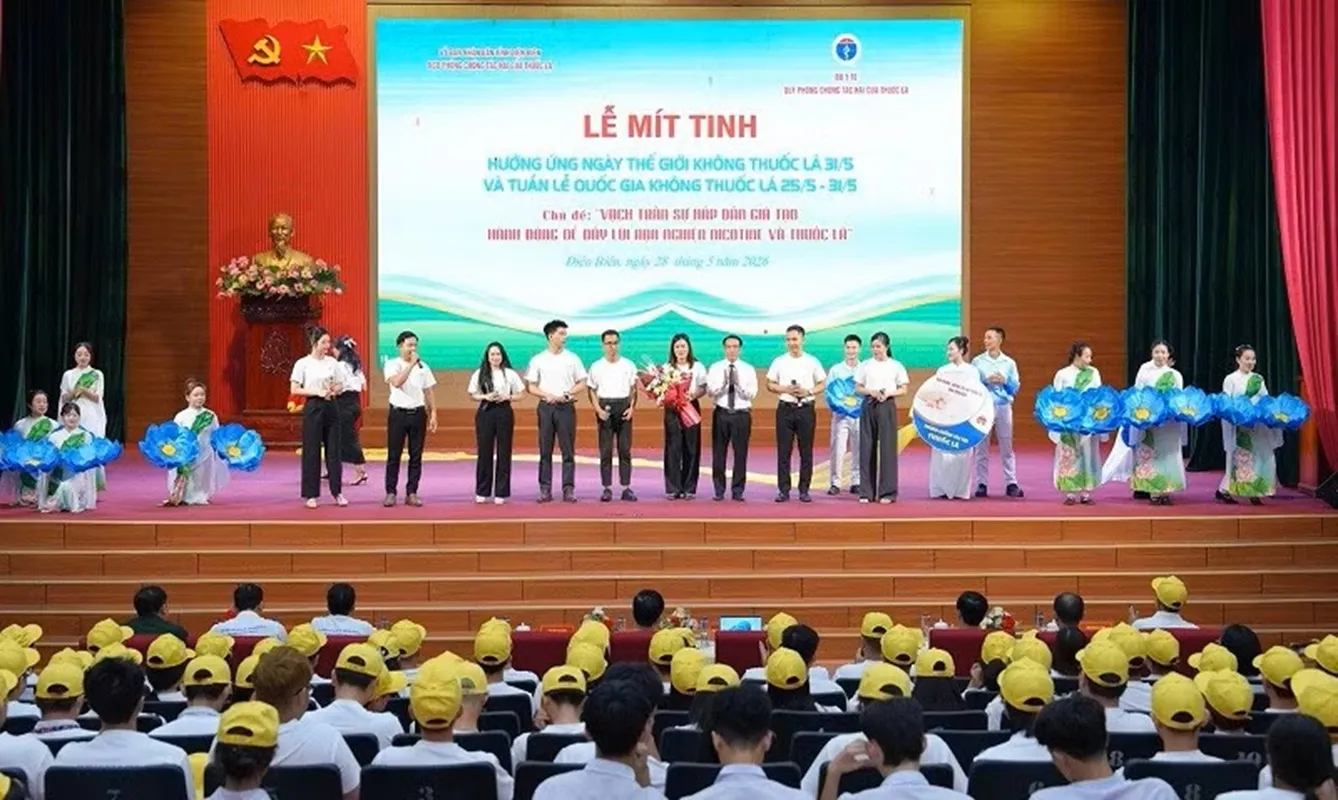 Buổi lễ mittinh không thuốc lá
